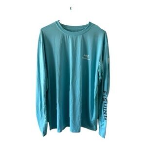 Bass Dash Long Sleeve Performance Fishing / Sun Shirt – Size Large